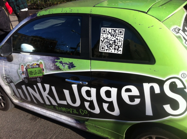 QR Code in car window resized 600