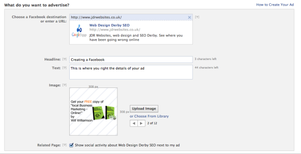 Facebook advertising - basic settings