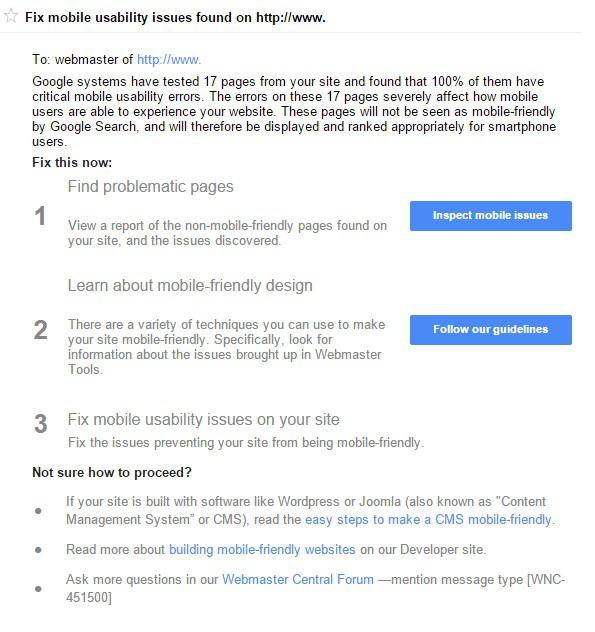 Are Google Getting Ready to Launch a New Mobile Based Algorithm