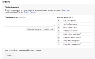 Targeting_by_keyword