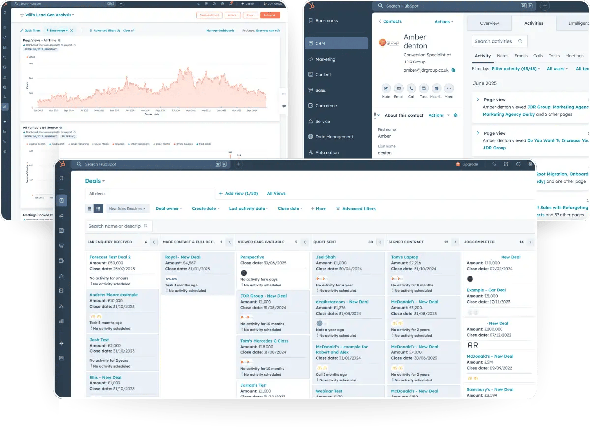 HubSpot Onboarding Dashboard