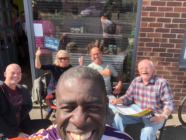 DAVES 100 MILE BIKE RIDE - THE SUPPORT CREW