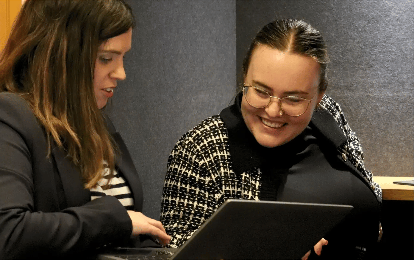 Marketing team at JDR discussing a campaign strategy