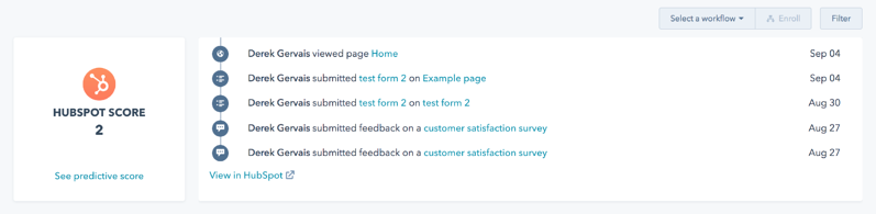 How To Understand The Hubspot Contact Timeline