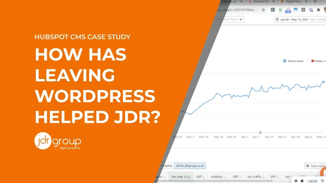 How leaving WordPress and moving to HubSpot CMS helped JDR as a business