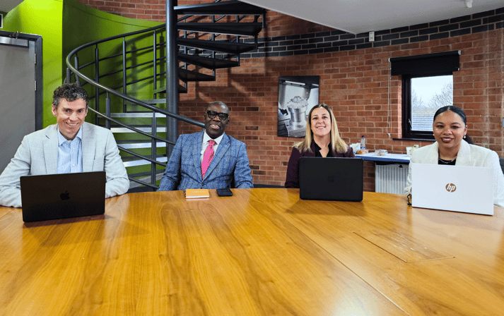 JDR Management Team ready to plan another winning strategy for a client. 