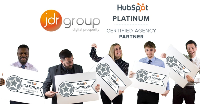 JDR Are Now A HubSpot Platinum Partner!