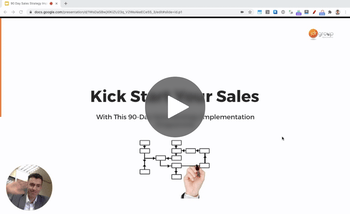 Video thumbnail showing JDRs sales strategy workshop