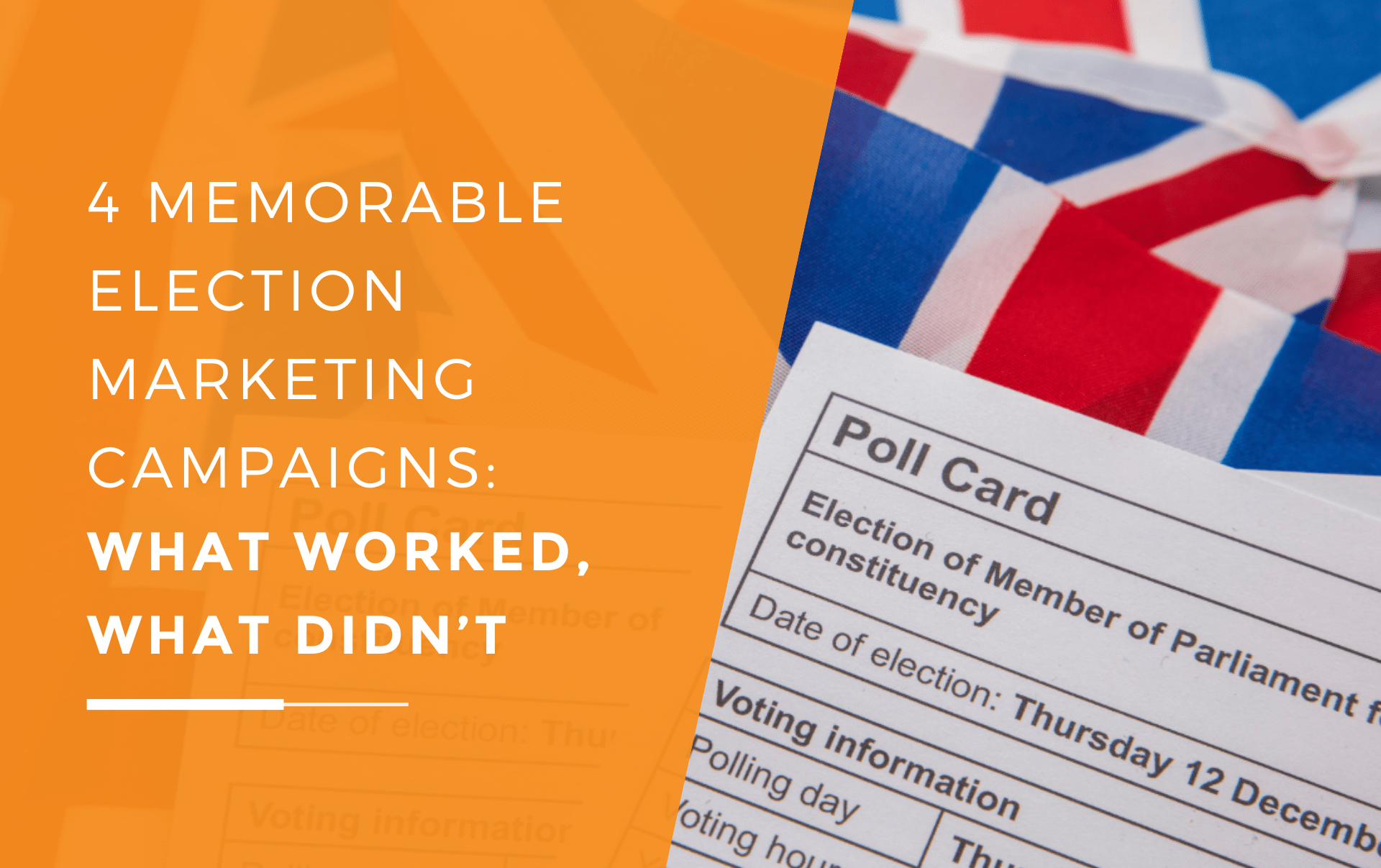 People choosing a candidate to vote after being influenced by their marketing campaigns and the strategies used.