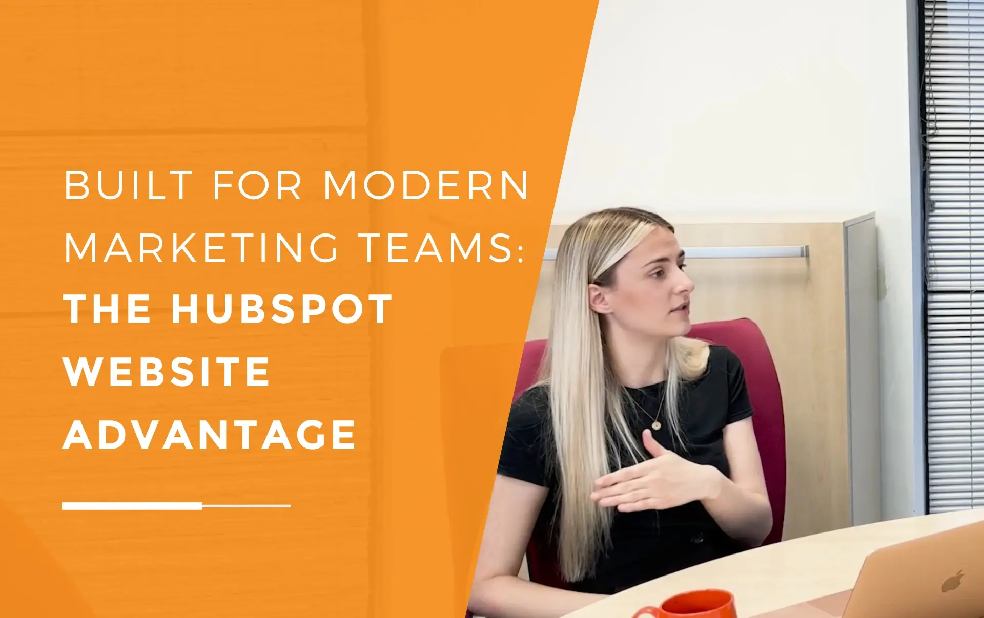 Charlotte Thornton and Andy Gibbins recording a Digital Prosperity podcast episode, discussing building better websites using HubSpot.