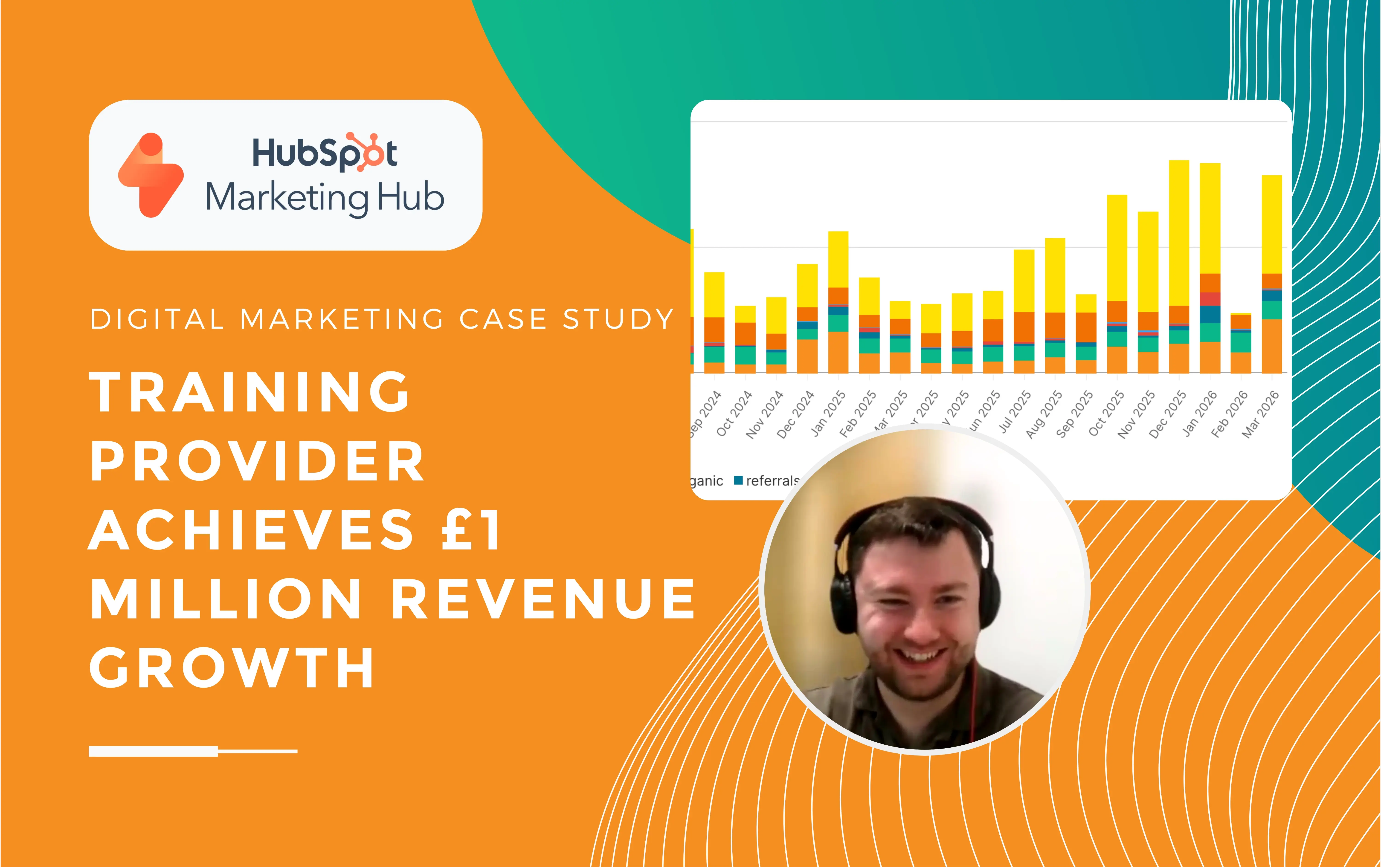 James laughing in a meeting with a client who achieved £1 million revenue with JDR's marketing prorgamme.