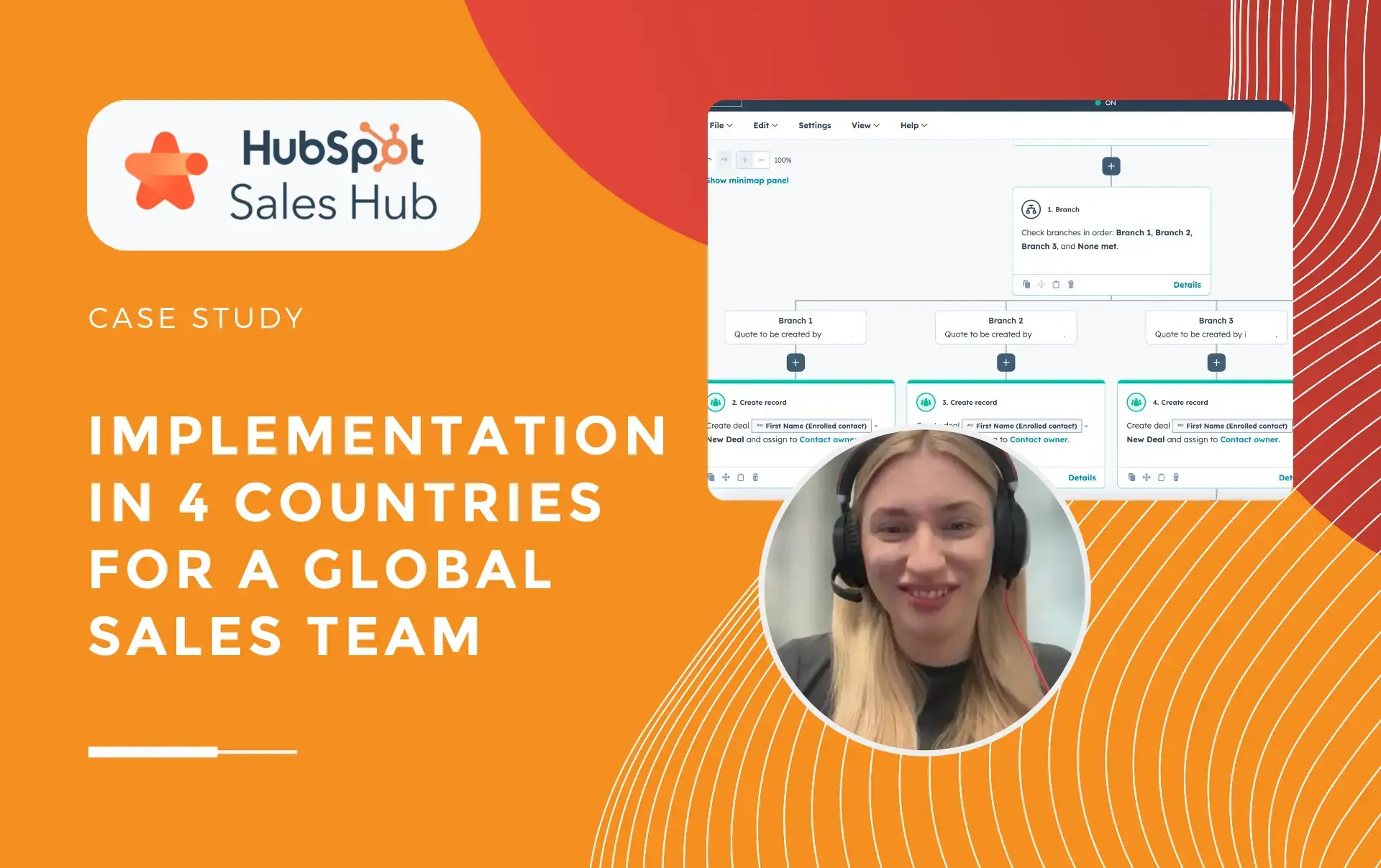 Ellis from JDR happy as she presents great client marketing results. 