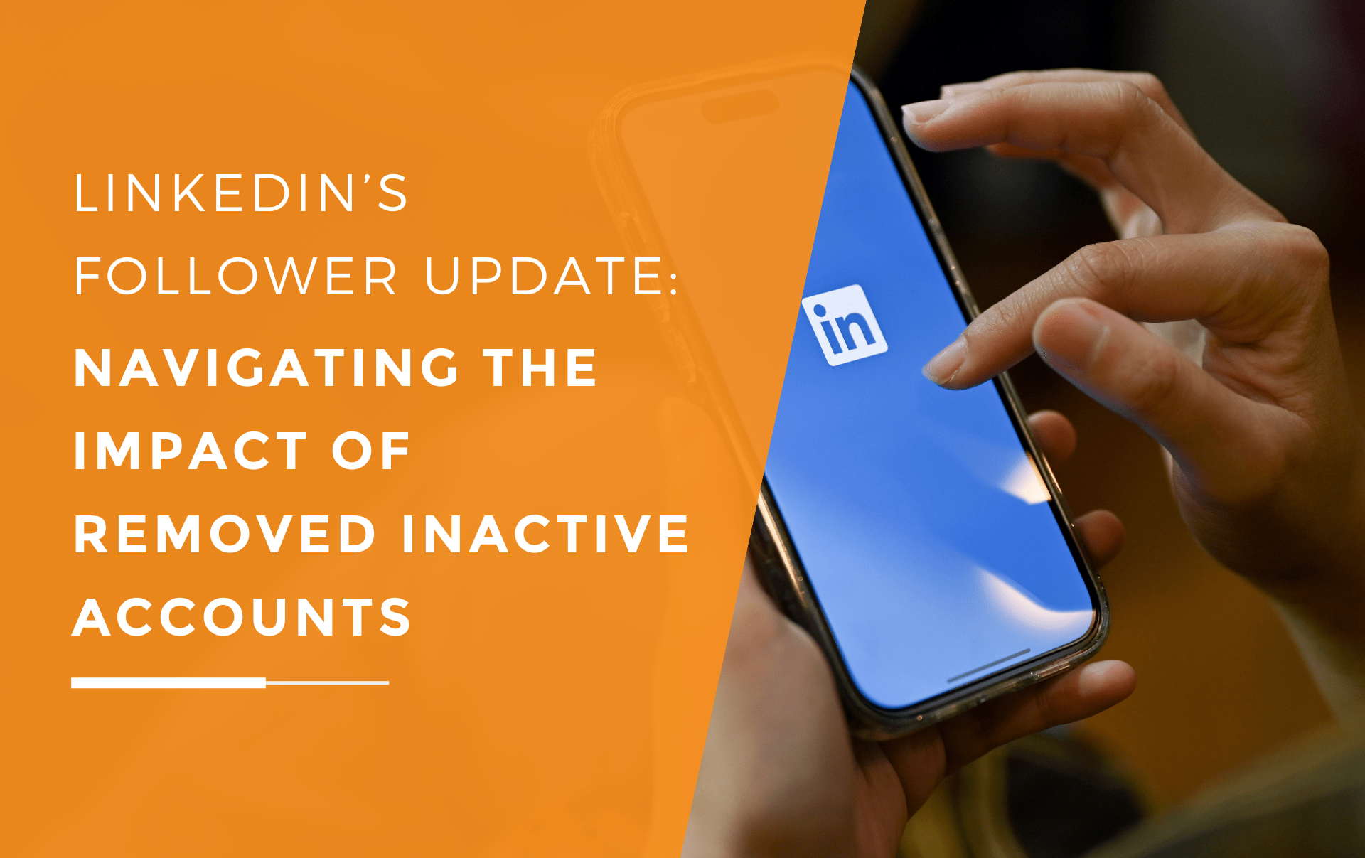 A business owner opening up their LinkedIn app after learning about the platform's update on the removal of inactive accounts and wondering how best to navigate these changes.