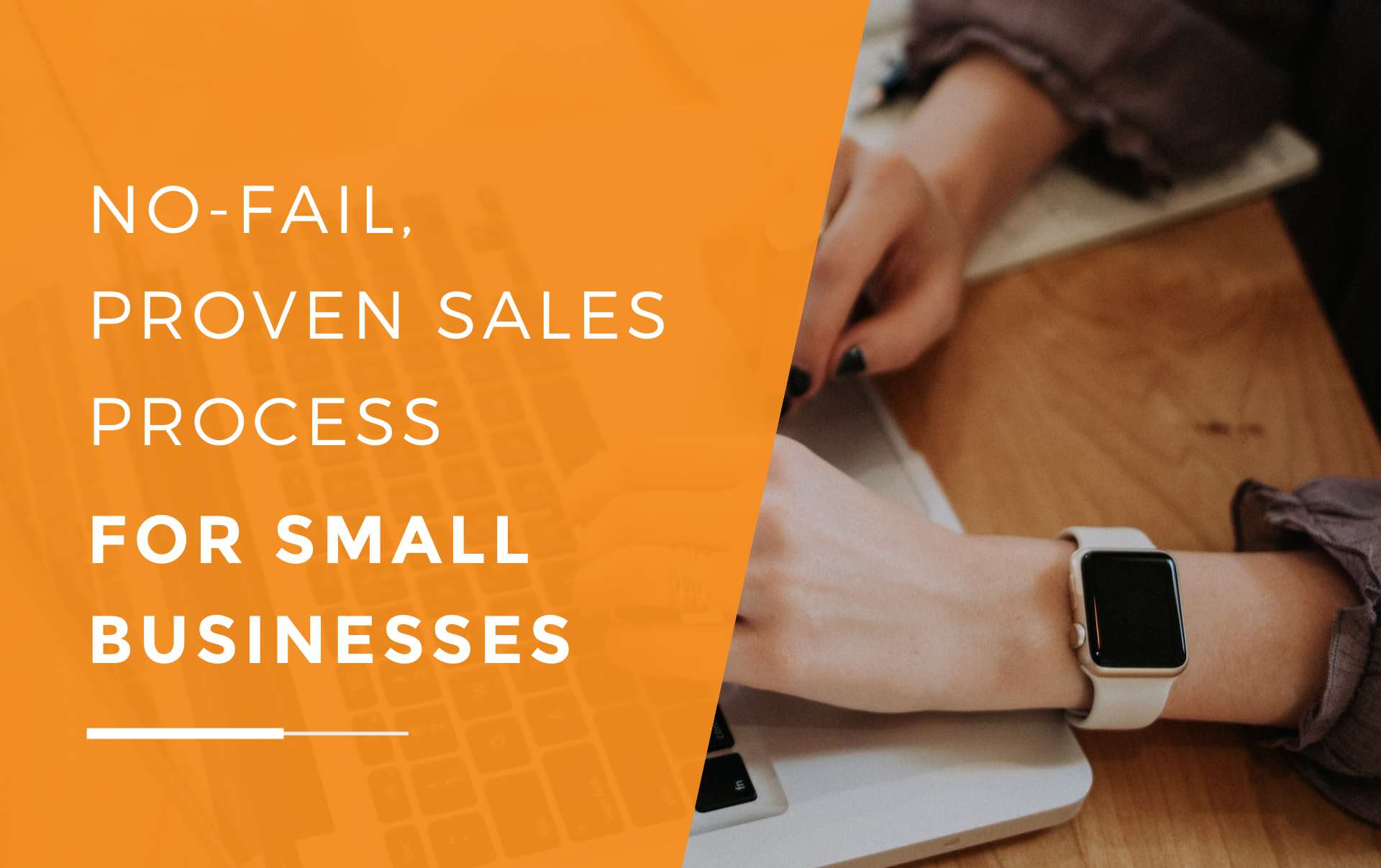 A businesswoman on her laptop, developing a proven sale process for her small business to generate new leads.