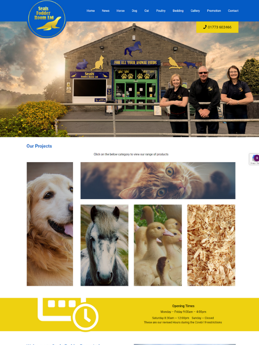 Seals-Fodder-Website-Design