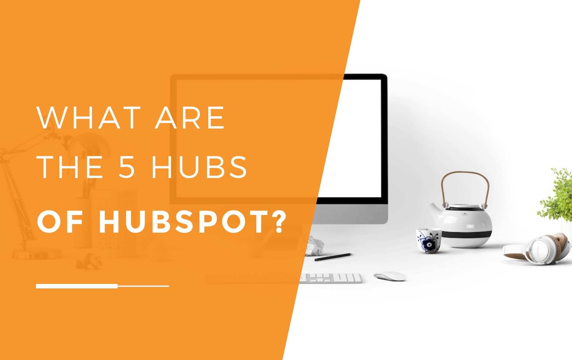 A businessperson's computer, using the HubSpot CRM system to manage all aspects of their business