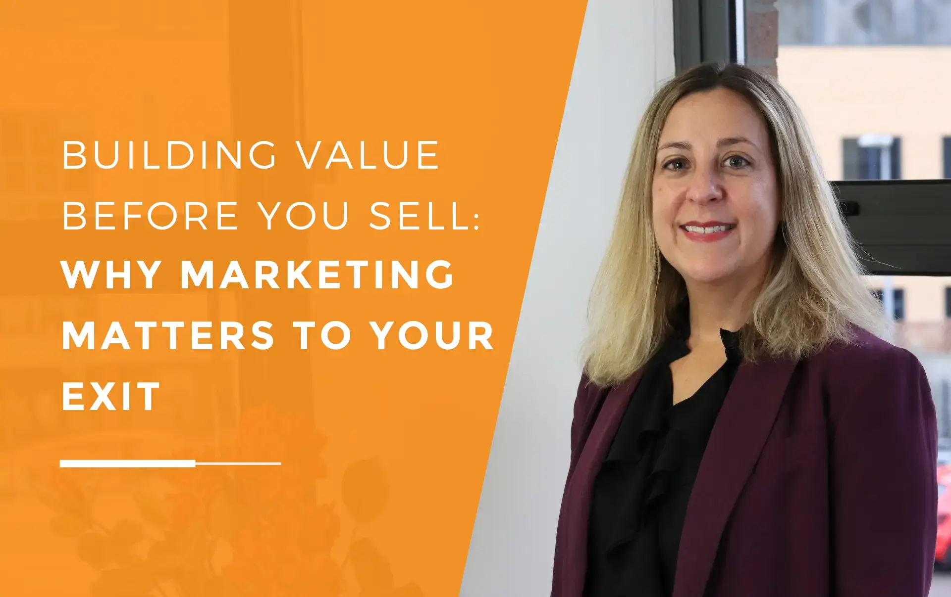 Leanne from JDR Group, discussing how strategic marketing systems help increase long-term business value and exit readiness.